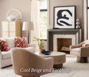 cool beige and foothills